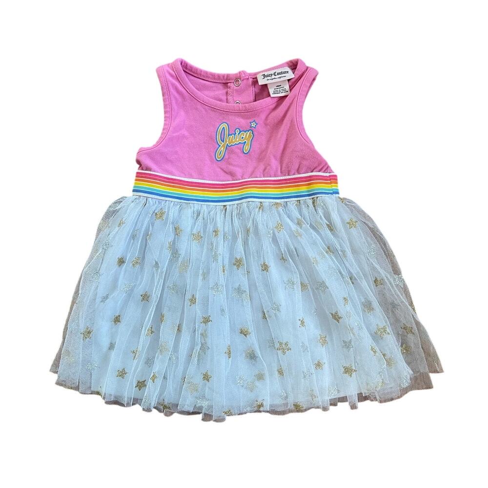Juicy Couture Toddler Rainbow Star Tutu Dress |12-18M